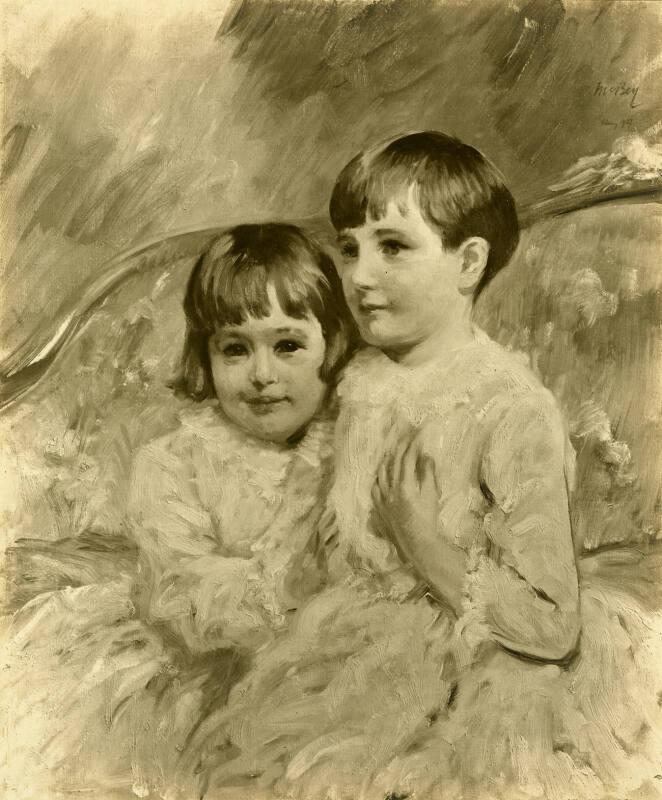 The Dunbar Children (Reproductions of James McBey's Portraits)