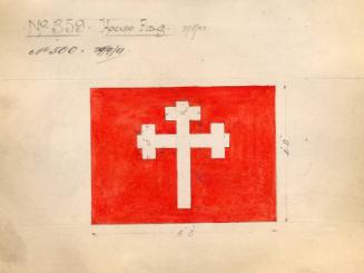 House Flag of Adam Bros. Ltd for Use on the Cargo Steamer 'Aberlour'