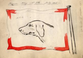 House Flag For The Steam Trawler 'terrier' Built By Hall Russell In 1905 For Captain Burn