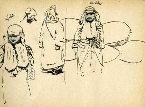 Figure Studies (Sketchbook - Meknes & Marrakesh)