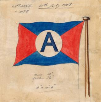 House Flag Of C R Davidson & Co For Use On The Colliers 'firth' And 'ferryhill'