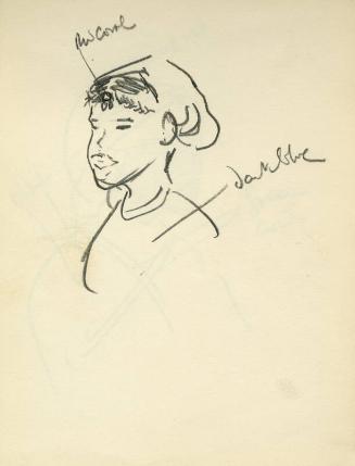 Figure in Profile (Sketchbook - Marrakesh)