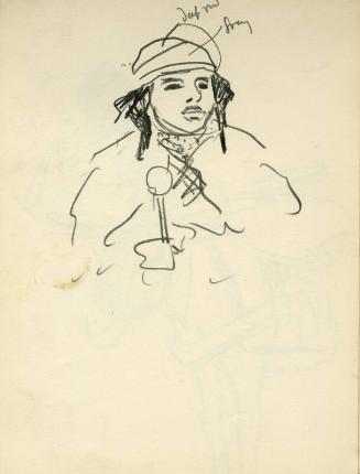 Figure Wearing a Headpiece (Sketchbook - Marrakesh)