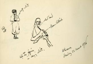 Skoura Sunday 22 March 1936 (Sketchbook - Marrakesh)