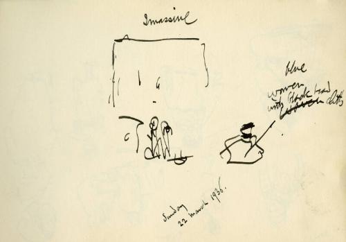 Sunday 22 March 1936 (Sketchbook - Marrakesh)