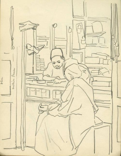 Shop Transaction (Sketchbook - Morocco)