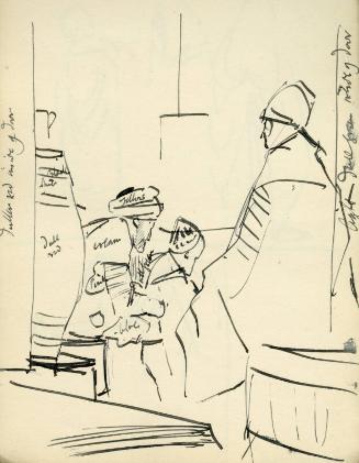 Men During Worship (Sketchbook - Morocco)