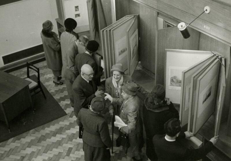 Opening of the James McBey Memorial Room (Memorabilia after 1959 Related to James McBey)