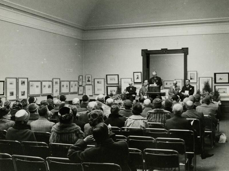 Opening of "The H. H. Kynett Collection of Etchings by  James McBey" Exhibition (Memorabilia after 1959 Related to James McBey)