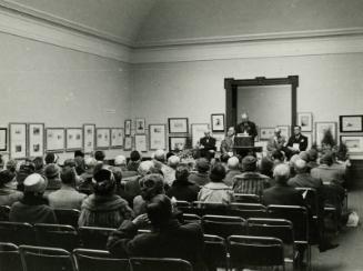 Opening of "The H. H. Kynett Collection of Etchings by  James McBey" Exhibition (Memorabilia after 1959 Related to James McBey)