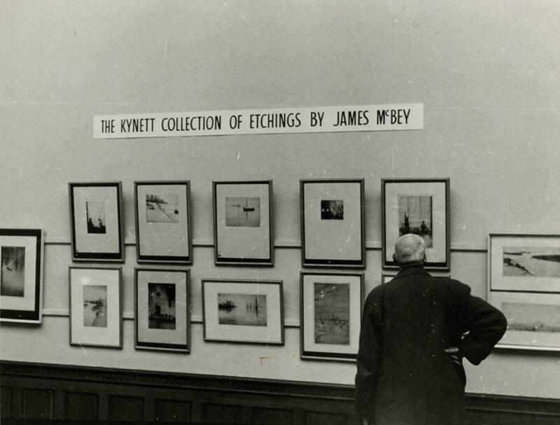 Opening of "The H. H. Kynett Collection of Etchings by  James McBey" Exhibition (Memorabilia after 1959 Related to James McBey)