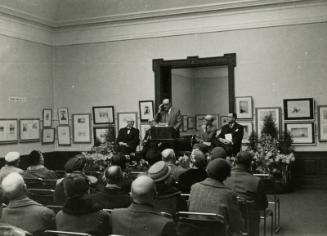 Opening of "The H. H. Kynett Collection of Etchings by  James McBey" Exhibition (Memorabilia after 1959 Related to James McBey)