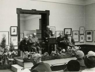 Opening of "The H. H. Kynett Collection of Etchings by  James McBey" Exhibition (Memorabilia after 1959 Related to James McBey)