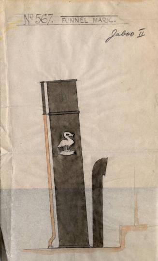 Funnel Markings For The Steam Trawler Jaboo Ii Built By Hall Russell In 1915
