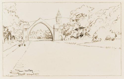 The Arch, Edzell - Illustration for H.H. Kynett's "Thank You Britain"