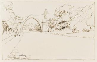 The Arch, Edzell - Illustration for H.H. Kynett's "Thank You Britain"