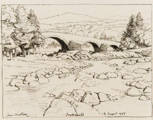 Invercauld - Illustration for H.H. Kynett's "Thank You Britain"