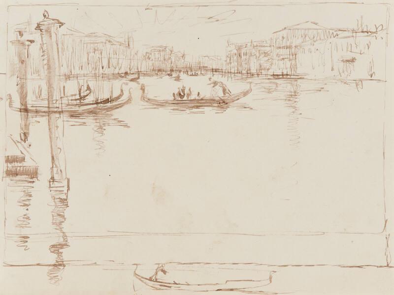 Venice, Gondoliers on a Canal