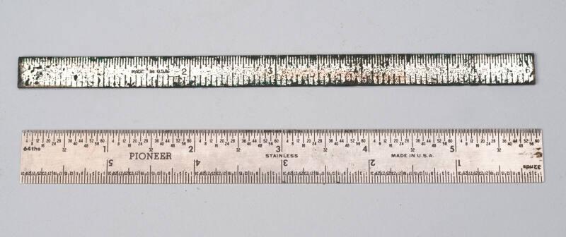 Two Steel Rulers