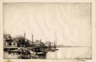 A Norfolk Village by James McBey