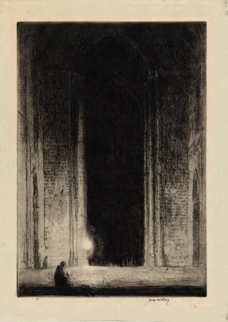 Night In Ely Cathedral by James McBey