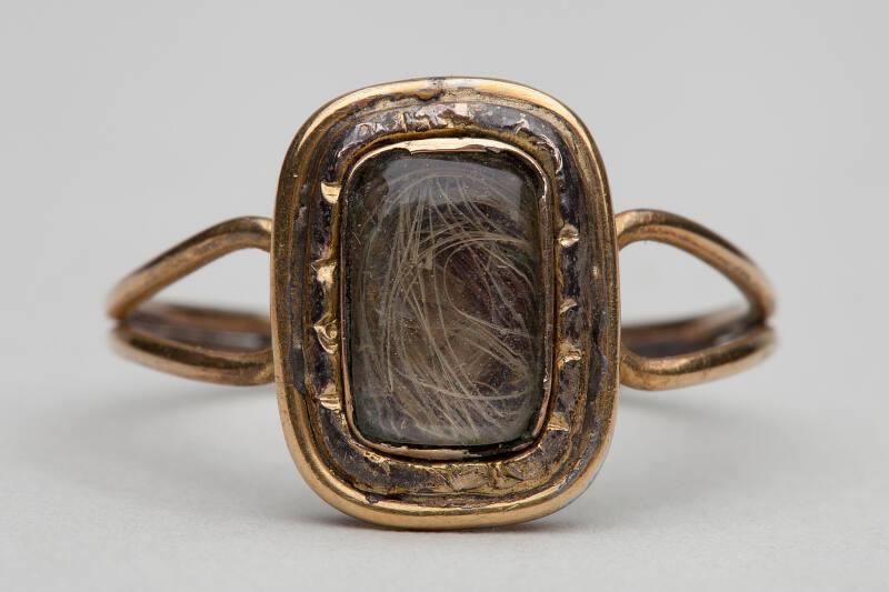 Hairwork Mourning Ring