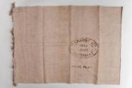 Sample of Flax Fabric by Richards, Broadford Works
