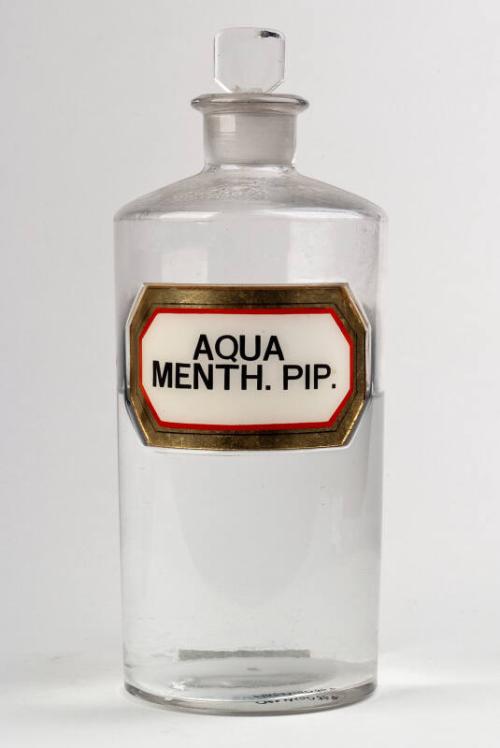 Recessed Label Shop Round AQUA MENTH. PIP. (Peppermint Water)