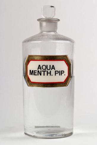 Recessed Label Shop Round AQUA MENTH. PIP. (Peppermint Water)