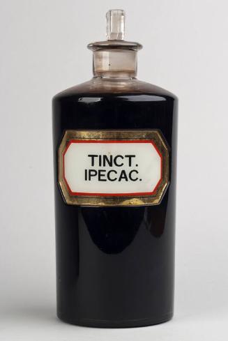 Recessed Label Shop Round TINCT. IPECAC (Tincture of Ipecacuanha)