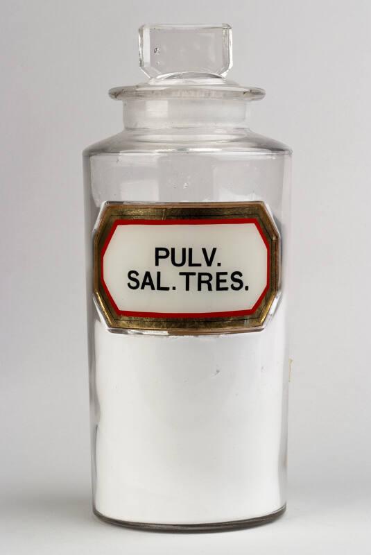 Recessed Label Powder Shop Round PULV. SAL. TRES.