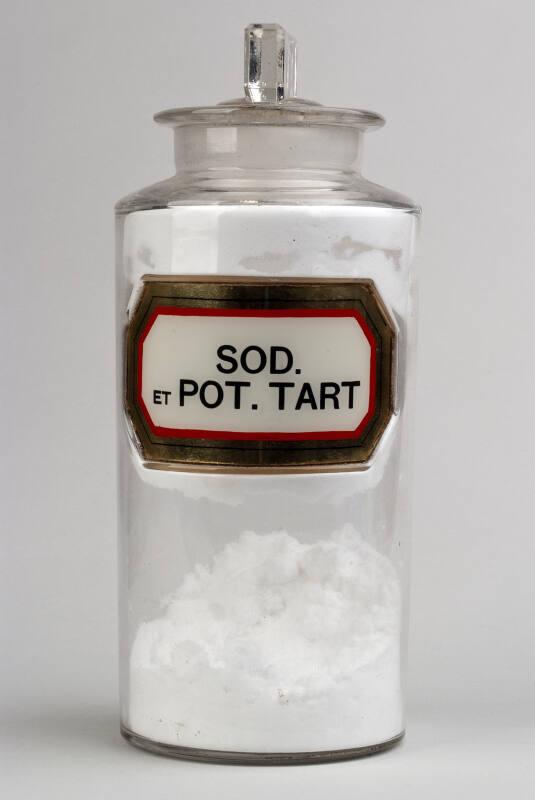 Recessed Label Powder Shop Round SOD. ET POT. TART