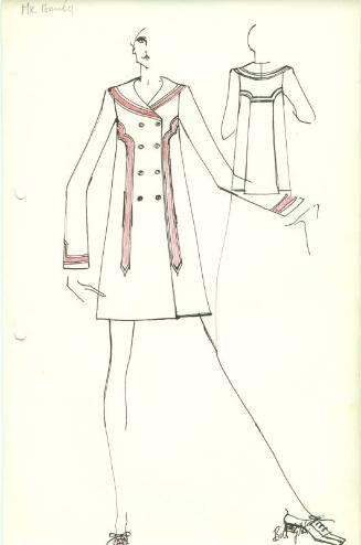 Drawing of Coat for Private Commission