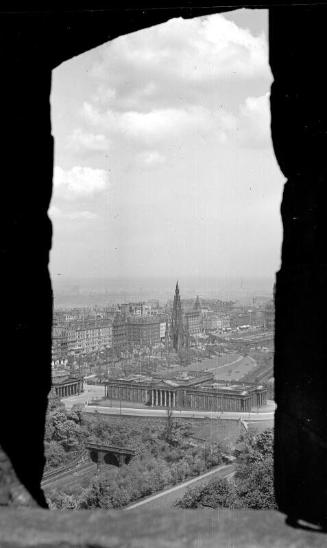 Looking to Scott Monument