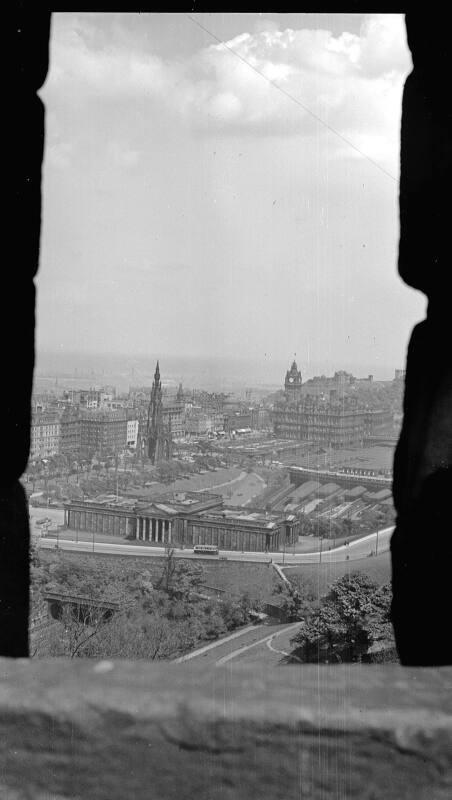 Looking to Scott Monument