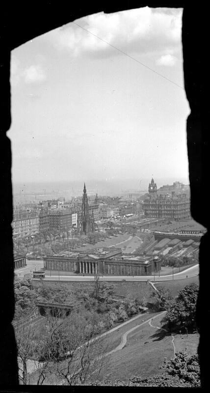 Looking to Scott Monument
