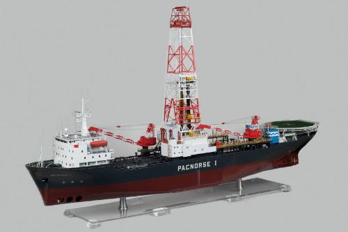 Ship Model of Drill Ship PACNORSE 1