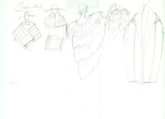 Sketch of Outfit Designs for the Daily Mail