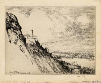 The Crucifix - Boulogne by James McBey