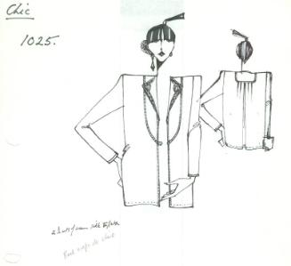 Drawing of Jacket for Chic