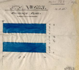 House Flag For The Passenger And Cargo Steamer 'st Magnus' Built By Hall Russell In 1924