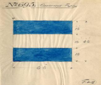 House Flag For The Vessel 'st Clement' Built By Hall Russell In 1928
