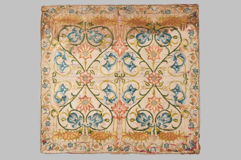 Silk Embroidered Panel