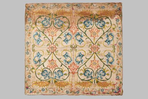 Silk Embroidered Panel