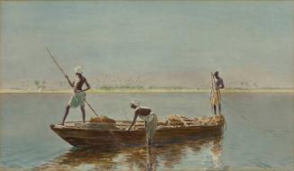 Fishing On The Blue Nile Above Khartoum