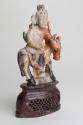 Carved Tibetan Figure (Possibly Buddha) on Horseback