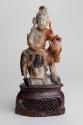Carved Tibetan Figure (Possibly Buddha) on Horseback