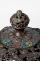 Chinese Cloisonné  Enamel Tripod Censer with Pierced Cover