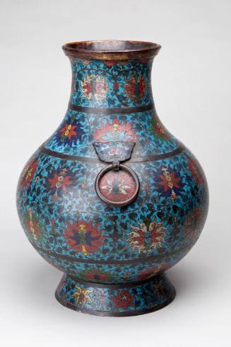 Chinese Cloisonné Enamel Vase