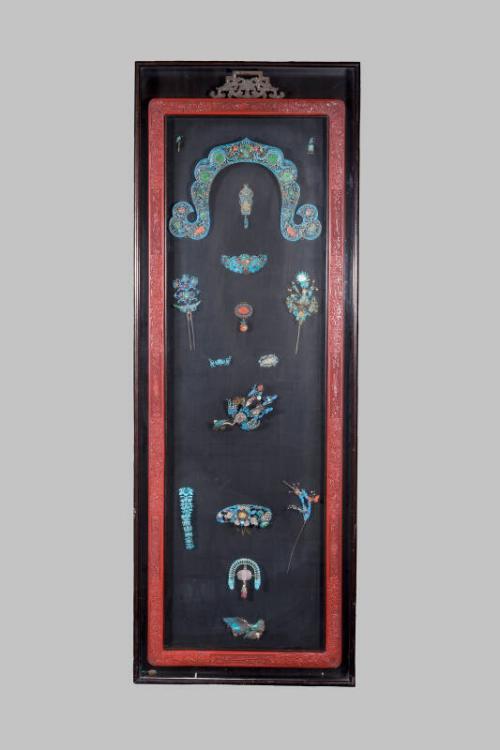 Framed Chinese Bridal Hair Ornaments